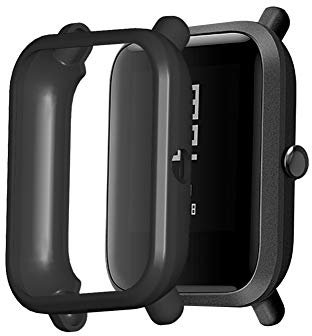 Wopohy Protector de pantalla para reloj inteligente, carcasa de tup compatible con Bip/Amazfit Bip S/Bip 1S / Bip Lite/Bip Lite 1s / A1608