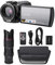 Sxhlseller HDR-AE8 4K Camcorder HD,WIFI Digital Video Camera 3.0 Inch Touch Screen 16X Intelligent Zoom for Micro Film Shooting/Outdoor Tourism/Wedding(Standard + telephoto + battery)