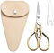 HITOPTY Kleine Präzisions-Detailschere, 10,9 cm, scharfe Spitze, Vintage-Stickschere mit Scheide zum Basteln, Nähen, Kreuzstich, Kunstwerk, Fadenschneiden