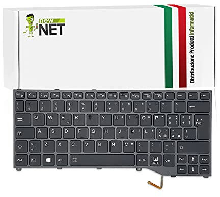 new net Keyboards - Tastiera Italiana Compatibile con Notebook Fujitsu Lifebook P727 P728 U727 U728 U729 Retroilluminata
