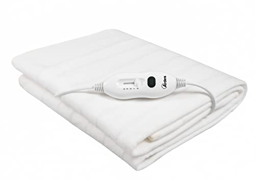ARDES - AR4U140A Elektrischer Einzelbettwärmer TERMOKIND, Wärmedecke 60W - Einzelbettwärmer mit komfortablem 3-Stufen-Schalter - Elektrische Heizdecke 100% Polyester, handwaschbar