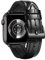 BINLUN Compatible with Apple Watch Strap 49mm 46mm 45mm 44mm 42mm Alligator Pattern Leather Band Silicone Hybrid Replacement Strap Compatible with iWatch Ultra SE SE2 Series 10/9/8/7/6/5/4/3/2/1,Black