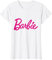 Maglietta Barbie, logo ufficiale Barbie, vari colori Maglietta