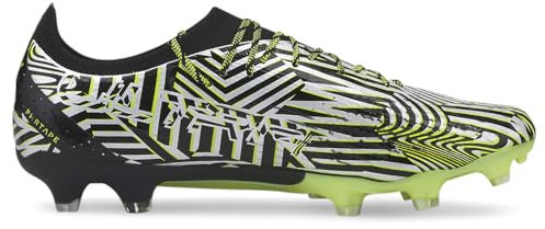 Puma Ultra Ultimate Dazzle Firm GroundAg - Tacos de fútbol con tacos para hombre, suelo firme, color negro, Negro -, 46 EU