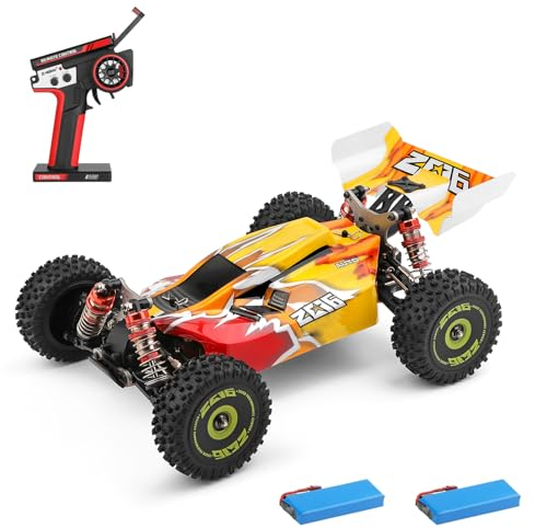 Goolsky XKS 144010 Ferngesteuertes Auto, 75 km/h RC Auto Offroad Geländewagen Crawler 1/14 2,4 GHz RC Car, Rennwagen, Allradantrieb, RTR mit Metallgehäuse