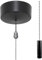 ElekTek Premium Matt Black Bathroom Light Pull Cord Switch Kit - Black Cylinder Chrome Chain