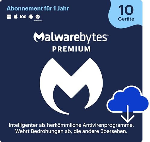 Malwarebytes | Windows/Mac/iOS/Android/Chrome | Premium | 10 Gerät | 12 Monate | Aktivierungscode per Email