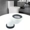 0-100mm Offset WC Pan Connector, WC Connection Nozzle Connection Toilet Pipe, Drain Straight Eccentric (10cm)