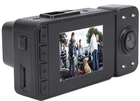 3-Kanal-Dashcam mit 2-Zoll-IPS-Bildschirm, Weitwinkel- und Parkmodus, Loop-Aufnahme. Premium-Front-, Heck- und Innen-Dashcam für Fahrzeuge