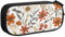 ASPOIJHN Federmäppchen, Retro-Blume, großes Fassungsvermögen, doppellagig, Schreibwaren, Aufbewahrungstasche, tragbarer Stift-Organizer für Schule, Bürobedarf, Retro Blume, Einheitsgröße,
