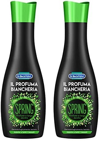 Dr. Beckmann Il Profuma Biancheria Spring | Per un duraturo profumo di fresco | Senza ammorbidenti | Adatto per tutti i tessuti | 250 ml (Confezione da 2)