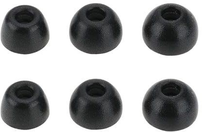 VGOL Ohrstöpsel aus Memory-Schaum, kompatibel mit Raycon The Everyday Wireless Earbuds S, M, L, Schwarz, 3 Paar