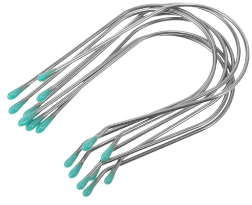 DOITOOL 8 Stück Elektrische Heizwickler Klammern aus 304 Edelstahl Platzsparend und Einfach zu Bedienen für Dauerwellen zu Hause und Verschiedene Frisuren