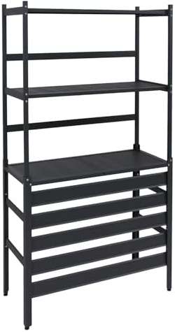 PROREGAL Aluminium Verkleidung für Klimaanlage/Wärmetauscher | HxBxT 163x90x38cm | Abdeckung Schutzgitter Regal | Anthrazit
