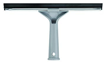 Elliott Multi-Purpose Window Squeegee perfect for streak free cleaning on Windows, shower screens, cars and mirrors, Aluminium frame housing a 25cm rubber squeegee with an ergonomic Grey Handle.