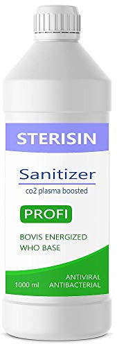PLASMEA® - STERISIN PROFI Desinfektionsmittel (Bovis energetisierte, hochschwingende WHO-Basis-Rezeptur - 1l, 5l, 500ml) für Haushalt, Industrie und Pflege (1 Liter Flasche)