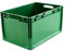 EU Eurobox 60x40x32 cm grün geschlossen lebensmittelecht Eurobehälter Transportbox Lagerbox Behälter Lagerkiste Stapelbox