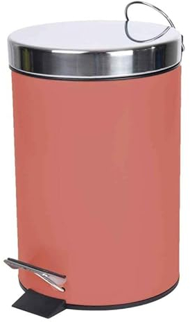 Paris Prix Poubelle de Salle de Bain Metalia 3L Terracotta