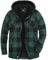 JACKETOWN Giacca Uomo Invernale Scacchi Felpa Fodera in Pile con Cappuccio e Cerniera Caldo Manica Lunga Termica Fleece Giubbino Uomo Cappotto