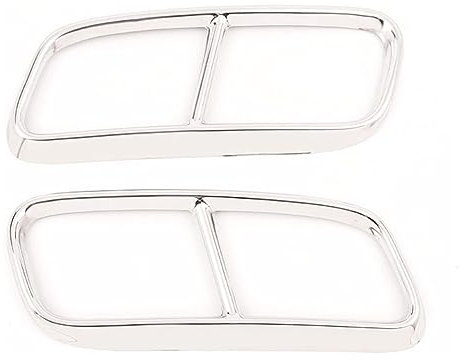 Auto Auspuffblenden Für Audi Q7 2016-2019, Auspuff Endrohr Abdeckung Trim Auspuffrohr Endrohre Abdeckungen Auspuffblende Exterior Zubehör