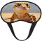 Sand-Leoparden-Gecko-Druck, Unisex, verdunkelnd, Schlafmaske, bequeme Augenmaske für Reisen, Meditation, Schlaf, Reisen