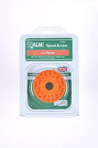 Spool & Line: Flymo Minitrim Auto, Multitrim, Revolution single line trimmers spool & line Alm: FLYMO Minitrim Auto, Multitrim 200, 250, 300, CT250, CT250X, Revolution 2000, 2500, Single Line models: McCULLOCH Mac MT21 Compares to 5137651-74/0