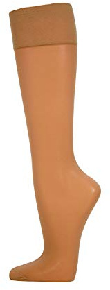 Disée Stützkniestrümpfe - Stützstrümpfe für Damen in verschiedenen Farben - 40 Den, puder Size:35-38