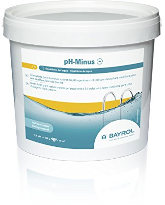 Bayrol - Entretien Piscine - pH-Minus - Baisse Le pH Piscine - Boîte 6kg avec doseur