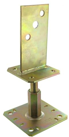 Support de poteau réglable SIMPSON - H.320 x ép.4 mm - PPSR320