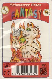 King Cards Spielkarten/ Kartenspiel - Quartett Schwarzer Peter, Fantasy-Edition