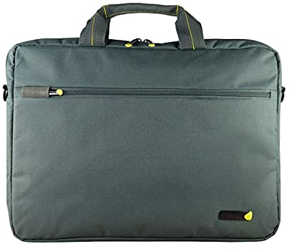 Techair TANZ0117V3 Sacoche avec bandouli▒re pour Ordinateur portable 15,6 Vert/jaune