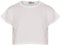A2Z 4 Kids Girls Crop Top Plain T Shirt Soft Feel Comfortable Summer - New Crop Top Plain White 13