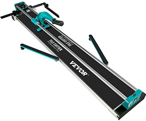 Mophorn Tile Cutter, 47in/1200mm Manual Ceramic Floor Tile Cutter, All-Steel Frame Cutting Machine, Precise Tile Cutter Tools w/Laser Guide & Tungsten Carbide Wheel, Large Tile Cutter for Porcelain