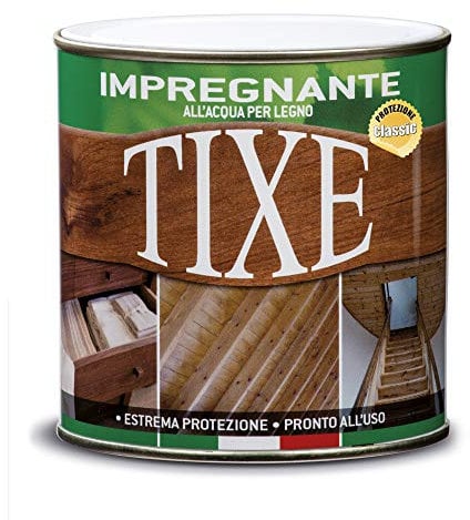 TIXE Impregnante per Legno all'Acqua – Vernice Protettiva e Decora per Legno Esterna e Interna, Ciliegio, 750 ML