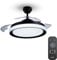PHILIPS LIGHTING VENTILATORE BLISS AC NERO da Soffitto con Lampada, Telecomando Incluso 33446500