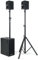Pronomic V-Array Compact Set - Aktives PA-System mit 640 Watt (RMS) - Geeignet bis ca. 100 Zuhörer - 1x Subwoofer mit 2X 8 Lautsprecher - 4X Topteil mit je 4 Lautsprecher + Hochtöner