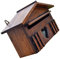 Healifty Boîte aux lettres rustique vintage en bois imperméable pour la maison, le bar, la maison