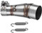 EBTOOLS pour adaptateur echappement moto pour tuyau de liaison d echappement pour échappement et systèmes d'échappement pour ninja 250 exhaust Adaptateur de connexion de lien de tuyau moyen d'échappe