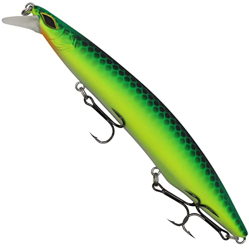 Seika Pro Wobbler Nightveit Junior 12,5cm 19g - Zanderwobbler, Farbe:UV Flash