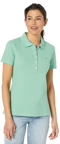 Tommy Hilfiger Women's Classic Polo (Standard and Plus Size), Light Mint, M