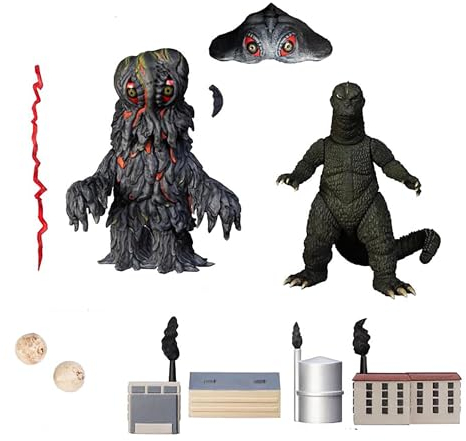 Godzilla vs Hedorah 5 Points 3er-Set (1971) Actionfigur Deluxe Boxed Set aus Kunststoff,von MEZCO.