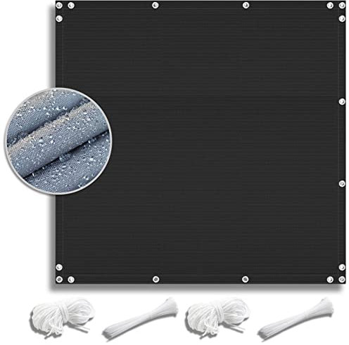 ZQXFZ BalkonfäCher 1.5x3.8M. Oxford-Stoff，Kordel + Kabelbinder. Beschattung, Wasserdicht, gelten Balkon, Hof, Lager Preisleistung Sturdiness von Balkon Windschutz Ohne Bohren