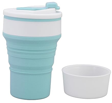 Fockety Faltbecher, Faltbarer 500-ml-Becher für Outdoor-Aktivitäten (500 ml)