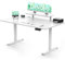 Devoko Electric Standing Desk 160 x 70cm Height Adjustable Standing Desk with Monitor Stand, Stand Up Table for Home Office with 2 Memory Smart Pannel Sit Stand (White)
