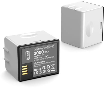 BOANV for Arlo Pro Battery (2 PCS), Arlo Pro 2, 3500mAh [Upgrade] Ultra High Capacity Li-ion Replacement Battery Compatible with VMC4030 VM4230 VM4430 VM4530 VMA4400 VM4230 VMS4120 Arlo Pro 2 (2 PCS)