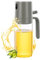 volumoon 250ml Oil Spray Bottle, Olive Oil Sprayer Dispenser, Oil Glass Bottle for Kitchen,Vinegar Sprayer, Dressing Spray Bottle, for Cooking Baking Grilling Salad Air Fryer