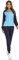 Gyabnw Damen Trainingsanzug Set 2-teilig Sweatanzug Freizeitanzug Jogginganzug Sportanzug für Laufen Yoga Gym BlauXL