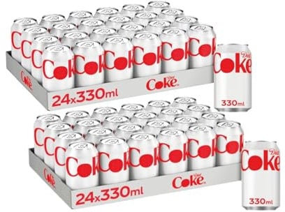 Diet Cokke 48-Pack - 330ml Cans | Crisp and Sugar-Free Elixir for a Refreshing Lifestyle | Stay Hydrated with Every Sip | Sugar-Free Indulgence | Timeless Refreshment