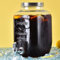 Huasean Glass Drinks Dispenser - 4L Glass Drink Container with Tap | Vintage Glass Water Dispenser for Juices, Cocktails, Lemonade & Water | Cold Kettle Drinking Fountain Drink Pitcher