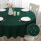 mosayt Tischdecke Weihnachten Rund 120cm Abwaschbare Wasserabweisend Grün Tischdecken Abwischbare Outdoor Tischtuch Herbst Tischwäsche Table Cloth für Garten Party Geburtstag Silvester Hochzeit